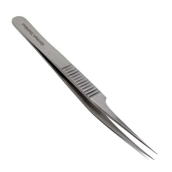 A2Z Scilab Watch Jewelery Repair Tweezers #8 Fine Point Forceps Ridged Grip A2Z-ZR282